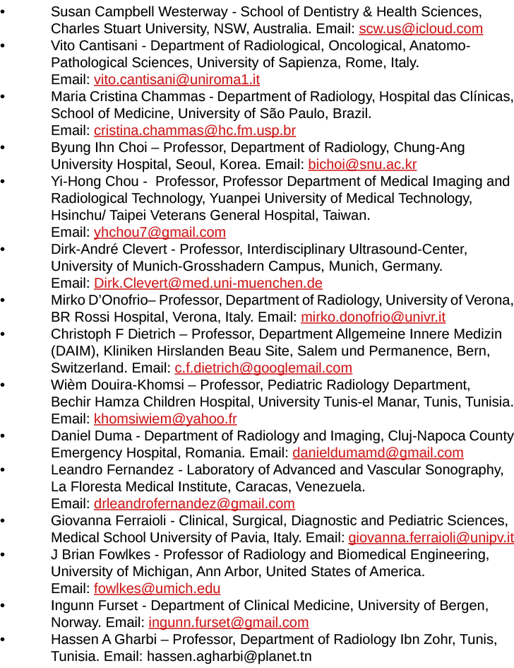   Susan Campbell Westerway - School of Dentistry & Health Sciences,  Charles Stuart University, NSW, Australia  Email   