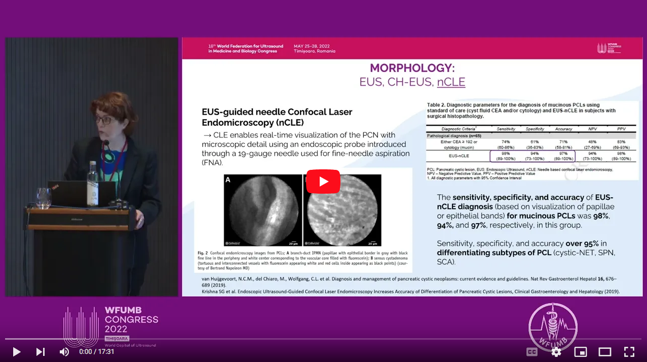 The role of EUS in evaluating pancreatic cystic lesions ~ Mariana Jinga ...