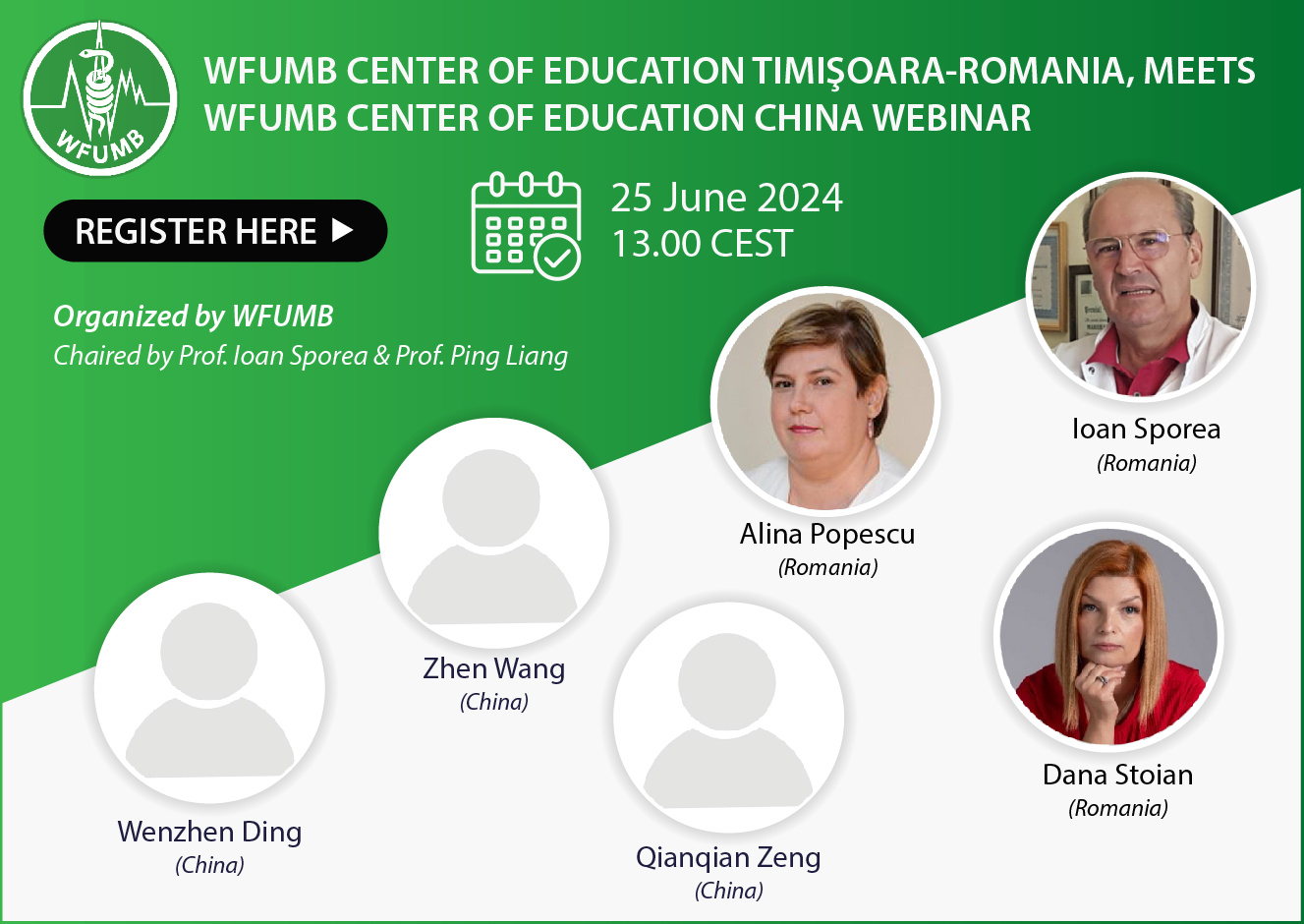 Webinar: WFUMB Centre of Education Timisoara-Romania,  Meets WFUMB Centre of Education, China - 25 June 2024